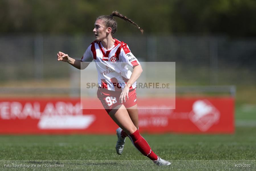 Sophia Klärle, Soccergirl Sportpark, Würzburg, 25.04.2021, DFL, sport, action, Fussball, Deutschland, April 2021, Saison 2020/2021, FFC, FWK, Frauen, Süd, 2. Frauen-Bundesliga, 1. FFC Niederkirchen, FC Würzburger Kickers - Bild-ID: 2292532 Sophia Klärle, Soccergirl Sportpark, Würzburg, 25.04.2021, DFL, sport, action, Fussball, Deutschland, April 2021, Saison 2020/2021, FFC, FWK, Frauen, Süd, 2. Frauen-Bundesliga, 1. FFC Niederkirchen, FC Würzburger Kickers - Bild-ID: 2292532