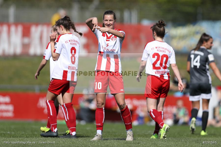 Freude, Torjubel, Medina Desic, Soccergirl Sportpark, Würzburg, 25.04.2021, DFL, sport, action, Fussball, Deutschland, April 2021, Saison 2020/2021, FFC, FWK, Frauen, Süd, 2. Frauen-Bundesliga, 1. FFC Niederkirchen, FC Würzburger Kickers - Bild-ID: 2292545 Freude, Torjubel, Medina Desic, Soccergirl Sportpark, Würzburg, 25.04.2021, DFL, sport, action, Fussball, Deutschland, April 2021, Saison 2020/2021, FFC, FWK, Frauen, Süd, 2. Frauen-Bundesliga, 1. FFC Niederkirchen, FC Würzburger Kickers - Bild-ID: 2292545