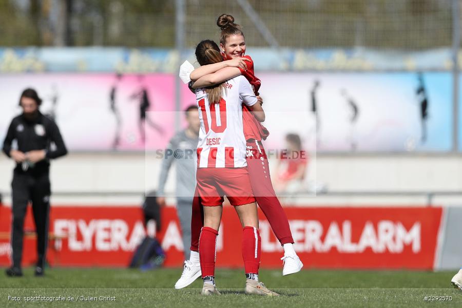 Celia Kirbach, Medina Desic, Soccergirl Sportpark, Würzburg, 25.04.2021, DFL, sport, action, Fussball, Deutschland, April 2021, Saison 2020/2021, FFC, FWK, Frauen, Süd, 2. Frauen-Bundesliga, 1. FFC Niederkirchen, FC Würzburger Kickers - Bild-ID: 2292570 Celia Kirbach, Medina Desic, Soccergirl Sportpark, Würzburg, 25.04.2021, DFL, sport, action, Fussball, Deutschland, April 2021, Saison 2020/2021, FFC, FWK, Frauen, Süd, 2. Frauen-Bundesliga, 1. FFC Niederkirchen, FC Würzburger Kickers - Bild-ID: 2292570