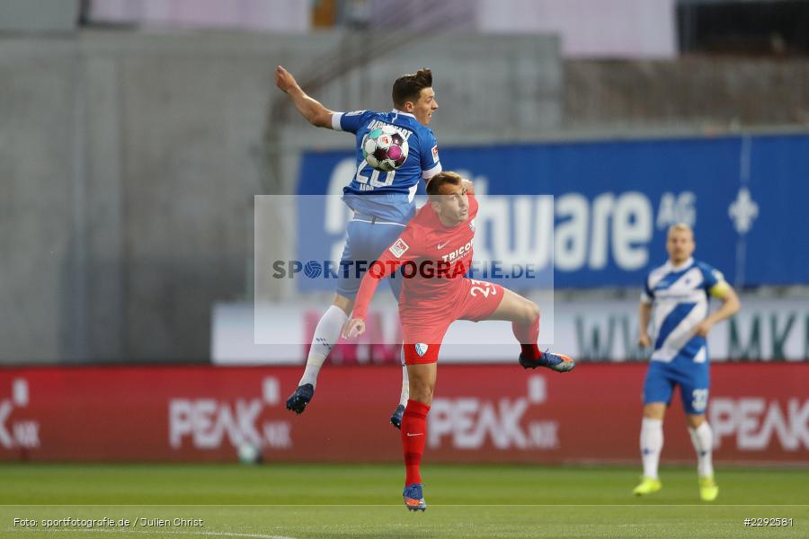 Robert Tesche, Nicolai Rapp, Merck-Stadion, Darmstadt, 26.04.2021, DFL, sport, action, Fussball, Deutschland, April 2021, Saison 2020/2021, BOC, SVD, Bundesliga, 2. Bundesliga, VfL Bochum, SV Darmstadt 98 - Bild-ID: 2292581 Robert Tesche, Nicolai Rapp, Merck-Stadion, Darmstadt, 26.04.2021, DFL, sport, action, Fussball, Deutschland, April 2021, Saison 2020/2021, BOC, SVD, Bundesliga, 2. Bundesliga, VfL Bochum, SV Darmstadt 98 - Bild-ID: 2292581