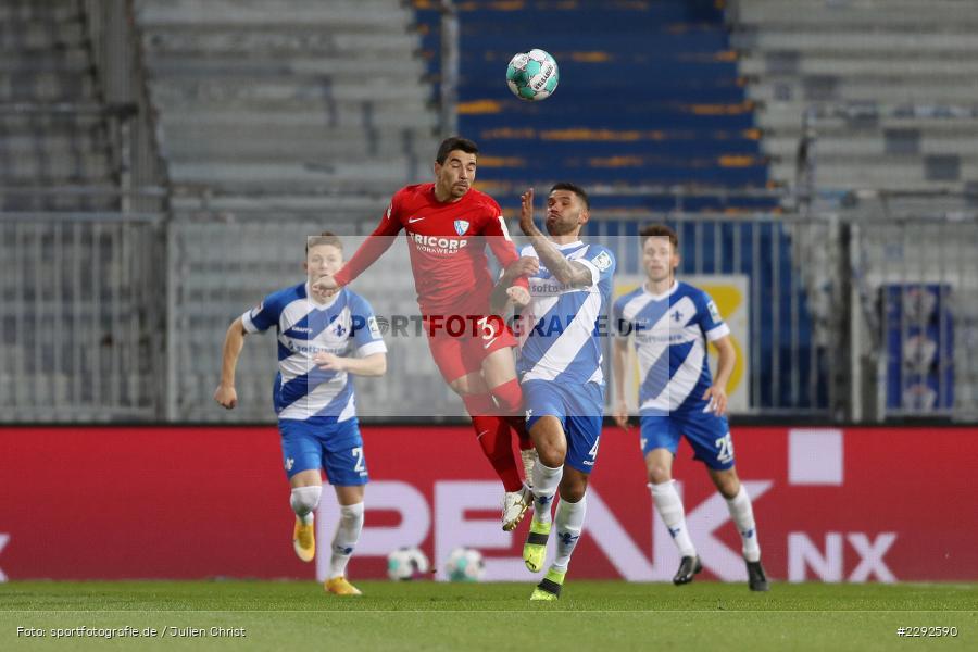 Victor Palsson, Danilo Soares, Merck-Stadion, Darmstadt, 26.04.2021, DFL, sport, action, Fussball, Deutschland, April 2021, Saison 2020/2021, BOC, SVD, Bundesliga, 2. Bundesliga, VfL Bochum, SV Darmstadt 98 - Bild-ID: 2292590 Victor Palsson, Danilo Soares, Merck-Stadion, Darmstadt, 26.04.2021, DFL, sport, action, Fussball, Deutschland, April 2021, Saison 2020/2021, BOC, SVD, Bundesliga, 2. Bundesliga, VfL Bochum, SV Darmstadt 98 - Bild-ID: 2292590