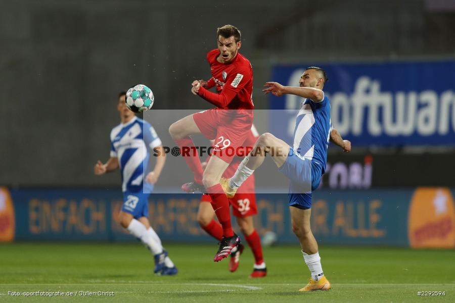 Serdar Dursun, Maxim Leitsch, Merck-Stadion, Darmstadt, 26.04.2021, DFL, sport, action, Fussball, Deutschland, April 2021, Saison 2020/2021, BOC, SVD, Bundesliga, 2. Bundesliga, VfL Bochum, SV Darmstadt 98 - Bild-ID: 2292594 Serdar Dursun, Maxim Leitsch, Merck-Stadion, Darmstadt, 26.04.2021, DFL, sport, action, Fussball, Deutschland, April 2021, Saison 2020/2021, BOC, SVD, Bundesliga, 2. Bundesliga, VfL Bochum, SV Darmstadt 98 - Bild-ID: 2292594