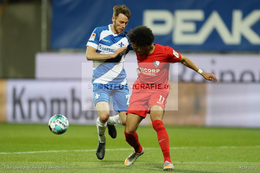 Herbert Bockhorn, Matthias Bader, Merck-Stadion, Darmstadt, 26.04.2021, DFL, sport, action, Fussball, Deutschland, April 2021, Saison 2020/2021, BOC, SVD, Bundesliga, 2. Bundesliga, VfL Bochum, SV Darmstadt 98 - Bild-ID: 2292621 Herbert Bockhorn, Matthias Bader, Merck-Stadion, Darmstadt, 26.04.2021, DFL, sport, action, Fussball, Deutschland, April 2021, Saison 2020/2021, BOC, SVD, Bundesliga, 2. Bundesliga, VfL Bochum, SV Darmstadt 98 - Bild-ID: 2292621