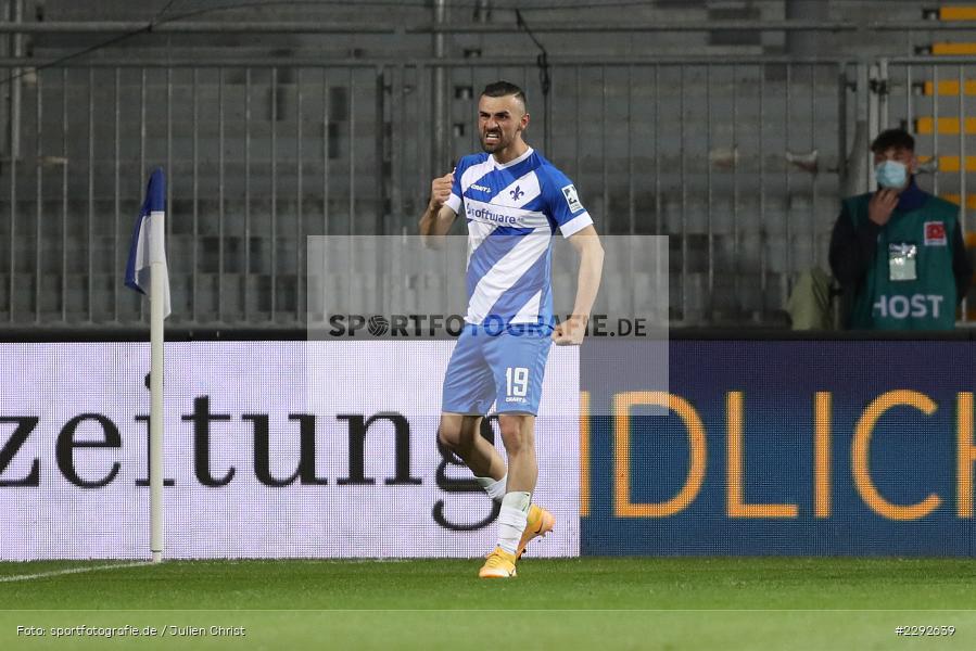 Emotionen, Tor, Torjubel, Serdar Dursun, Merck-Stadion, Darmstadt, 26.04.2021, DFL, sport, action, Fussball, Deutschland, April 2021, Saison 2020/2021, BOC, SVD, Bundesliga, 2. Bundesliga, VfL Bochum, SV Darmstadt 98 - Bild-ID: 2292639 Emotionen, Tor, Torjubel, Serdar Dursun, Merck-Stadion, Darmstadt, 26.04.2021, DFL, sport, action, Fussball, Deutschland, April 2021, Saison 2020/2021, BOC, SVD, Bundesliga, 2. Bundesliga, VfL Bochum, SV Darmstadt 98 - Bild-ID: 2292639