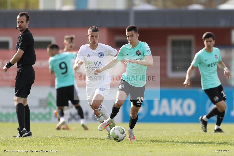Michael Martin, Denis Huseinbasic, Main-Echo Arena, Alzenau, 28.04.2021, sport, action, Fussball, Deutschland, April 2021, Saison 2020/2021, OFC, FCB, Viertelfinale, Hessenpokal, Kickers Offenbach, FC Bayern Alzenau - Bild-ID: 2292723 Michael Martin, Denis Huseinbasic, Main-Echo Arena, Alzenau, 28.04.2021, sport, action, Fussball, Deutschland, April 2021, Saison 2020/2021, OFC, FCB, Viertelfinale, Hessenpokal, Kickers Offenbach, FC Bayern Alzenau - Bild-ID: 2292723