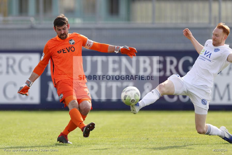 Nils Fischer, Stephan Flauder, Main-Echo Arena, Alzenau, 28.04.2021, sport, action, Fussball, Deutschland, April 2021, Saison 2020/2021, OFC, FCB, Viertelfinale, Hessenpokal, Kickers Offenbach, FC Bayern Alzenau - Bild-ID: 2292724 Nils Fischer, Stephan Flauder, Main-Echo Arena, Alzenau, 28.04.2021, sport, action, Fussball, Deutschland, April 2021, Saison 2020/2021, OFC, FCB, Viertelfinale, Hessenpokal, Kickers Offenbach, FC Bayern Alzenau - Bild-ID: 2292724