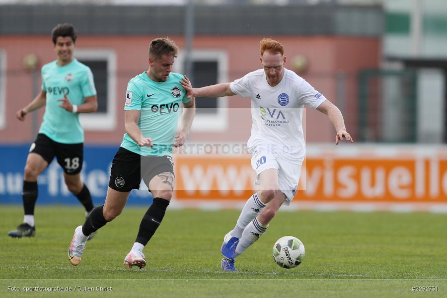 Nils Fischer, Luka Garic, Main-Echo Arena, Alzenau, 28.04.2021, sport, action, Fussball, Deutschland, April 2021, Saison 2020/2021, OFC, FCB, Viertelfinale, Hessenpokal, Kickers Offenbach, FC Bayern Alzenau - Bild-ID: 2292731