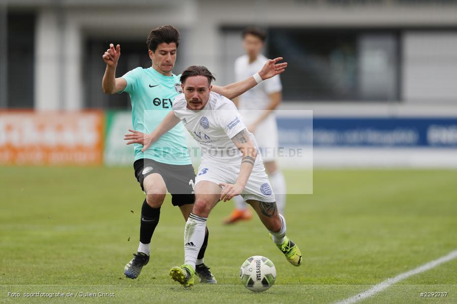 Tunay Deniz, Daniel Haritonov, Main-Echo Arena, Alzenau, 28.04.2021, sport, action, Fussball, Deutschland, April 2021, Saison 2020/2021, OFC, FCB, Viertelfinale, Hessenpokal, Kickers Offenbach, FC Bayern Alzenau - Bild-ID: 2292737