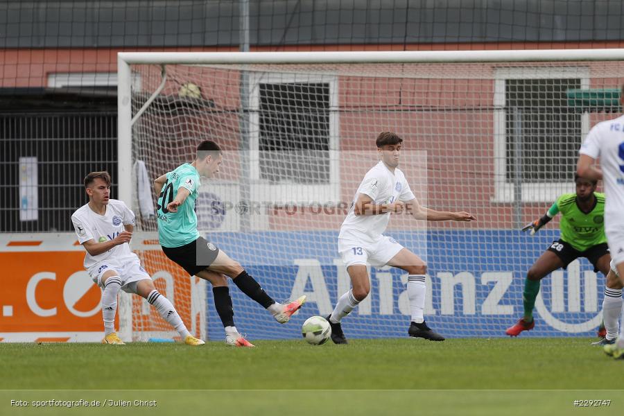 Dominik Crljenec, Denis Huseinbasic, Main-Echo Arena, Alzenau, 28.04.2021, sport, action, Fussball, Deutschland, April 2021, Saison 2020/2021, OFC, FCB, Viertelfinale, Hessenpokal, Kickers Offenbach, FC Bayern Alzenau - Bild-ID: 2292747