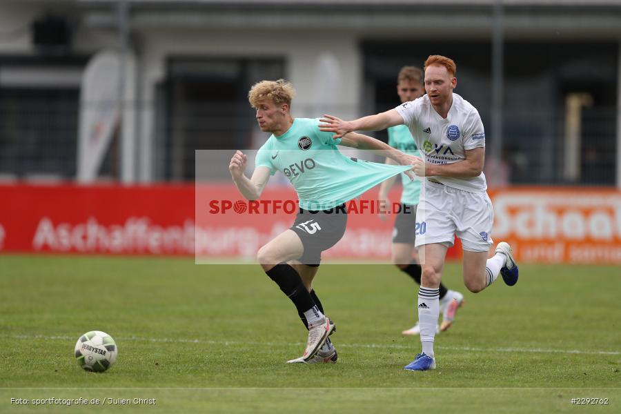 Malte Karbstein, Nils Fischer, Main-Echo Arena, Alzenau, 28.04.2021, sport, action, Fussball, Deutschland, April 2021, Saison 2020/2021, OFC, FCB, Viertelfinale, Hessenpokal, Kickers Offenbach, FC Bayern Alzenau - Bild-ID: 2292762 Malte Karbstein, Nils Fischer, Main-Echo Arena, Alzenau, 28.04.2021, sport, action, Fussball, Deutschland, April 2021, Saison 2020/2021, OFC, FCB, Viertelfinale, Hessenpokal, Kickers Offenbach, FC Bayern Alzenau - Bild-ID: 2292762