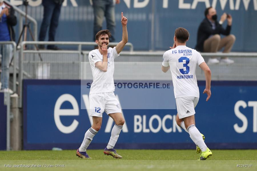 Freude, Torjubel, Marco Ferukoski, Main-Echo Arena, Alzenau, 28.04.2021, sport, action, Fussball, Deutschland, April 2021, Saison 2020/2021, OFC, FCB, Viertelfinale, Hessenpokal, Kickers Offenbach, FC Bayern Alzenau - Bild-ID: 2292767 Freude, Torjubel, Marco Ferukoski, Main-Echo Arena, Alzenau, 28.04.2021, sport, action, Fussball, Deutschland, April 2021, Saison 2020/2021, OFC, FCB, Viertelfinale, Hessenpokal, Kickers Offenbach, FC Bayern Alzenau - Bild-ID: 2292767
