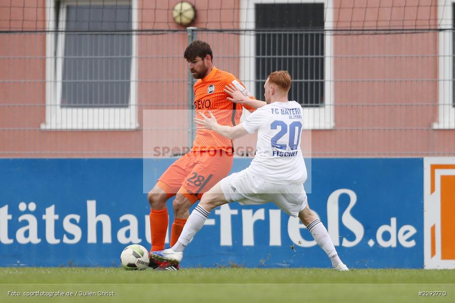 Nils Fischer, Stephan Flauder, Main-Echo Arena, Alzenau, 28.04.2021, sport, action, Fussball, Deutschland, April 2021, Saison 2020/2021, OFC, FCB, Viertelfinale, Hessenpokal, Kickers Offenbach, FC Bayern Alzenau - Bild-ID: 2292770 Nils Fischer, Stephan Flauder, Main-Echo Arena, Alzenau, 28.04.2021, sport, action, Fussball, Deutschland, April 2021, Saison 2020/2021, OFC, FCB, Viertelfinale, Hessenpokal, Kickers Offenbach, FC Bayern Alzenau - Bild-ID: 2292770
