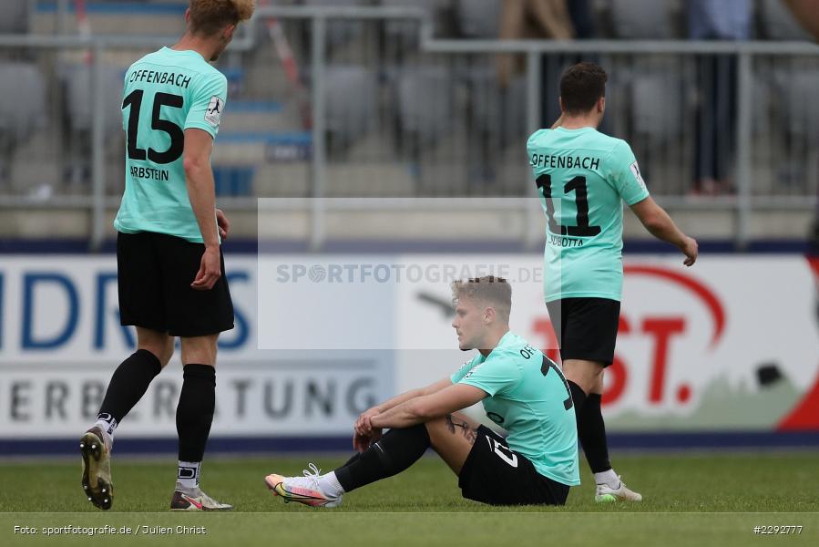 Marcell Sobotta, enttäuscht, Luka Garic, Main-Echo Arena, Alzenau, 28.04.2021, sport, action, Fussball, Deutschland, April 2021, Saison 2020/2021, OFC, FCB, Viertelfinale, Hessenpokal, Kickers Offenbach, FC Bayern Alzenau - Bild-ID: 2292777 Marcell Sobotta, enttäuscht, Luka Garic, Main-Echo Arena, Alzenau, 28.04.2021, sport, action, Fussball, Deutschland, April 2021, Saison 2020/2021, OFC, FCB, Viertelfinale, Hessenpokal, Kickers Offenbach, FC Bayern Alzenau - Bild-ID: 2292777