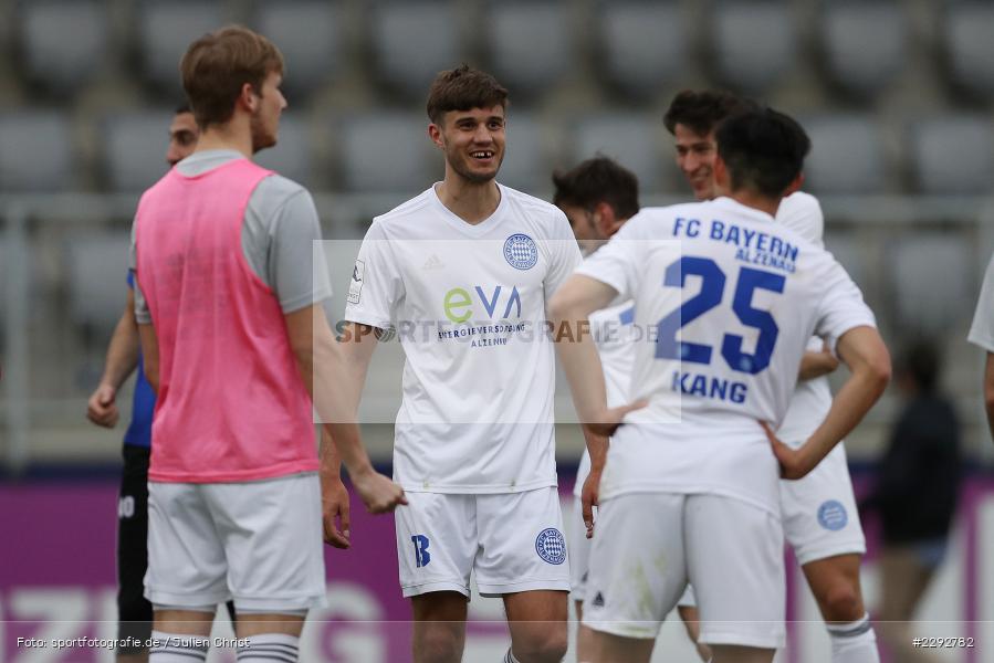 Jubel, Dominik Crljenec, Main-Echo Arena, Alzenau, 28.04.2021, sport, action, Fussball, Deutschland, April 2021, Saison 2020/2021, OFC, FCB, Viertelfinale, Hessenpokal, Kickers Offenbach, FC Bayern Alzenau - Bild-ID: 2292782 Jubel, Dominik Crljenec, Main-Echo Arena, Alzenau, 28.04.2021, sport, action, Fussball, Deutschland, April 2021, Saison 2020/2021, OFC, FCB, Viertelfinale, Hessenpokal, Kickers Offenbach, FC Bayern Alzenau - Bild-ID: 2292782