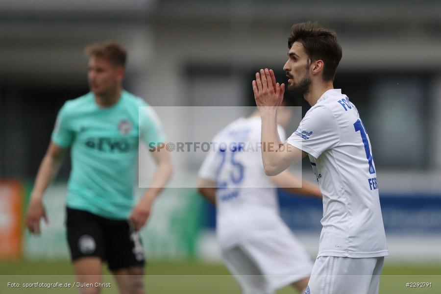 Abpfiff, Gestik, Marco Ferukoski, Main-Echo Arena, Alzenau, 28.04.2021, sport, action, Fussball, Deutschland, April 2021, Saison 2020/2021, OFC, FCB, Viertelfinale, Hessenpokal, Kickers Offenbach, FC Bayern Alzenau - Bild-ID: 2292791 Abpfiff, Gestik, Marco Ferukoski, Main-Echo Arena, Alzenau, 28.04.2021, sport, action, Fussball, Deutschland, April 2021, Saison 2020/2021, OFC, FCB, Viertelfinale, Hessenpokal, Kickers Offenbach, FC Bayern Alzenau - Bild-ID: 2292791