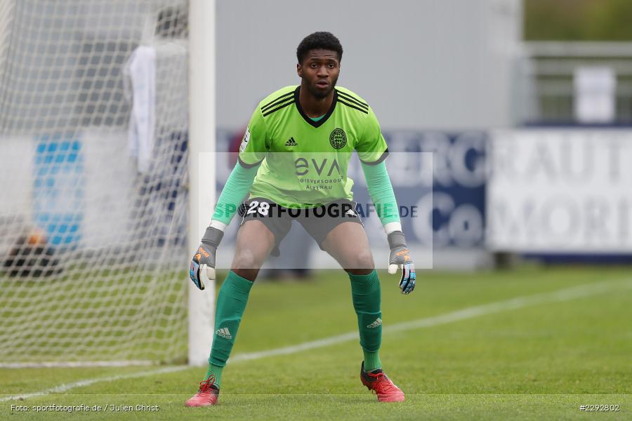 Leonnel Mballa Mvogo, Main-Echo Arena, Alzenau, 28.04.2021, sport, action, Fussball, Deutschland, April 2021, Saison 2020/2021, OFC, FCB, Viertelfinale, Hessenpokal, Kickers Offenbach, FC Bayern Alzenau - Bild-ID: 2292802 Leonnel Mballa Mvogo, Main-Echo Arena, Alzenau, 28.04.2021, sport, action, Fussball, Deutschland, April 2021, Saison 2020/2021, OFC, FCB, Viertelfinale, Hessenpokal, Kickers Offenbach, FC Bayern Alzenau - Bild-ID: 2292802
