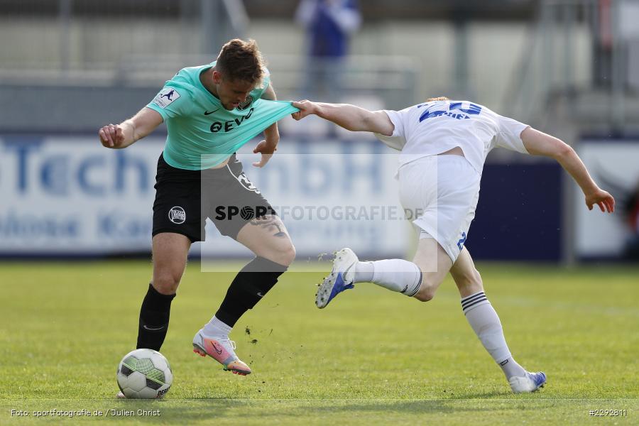 Luka Garic, Nils Fischer, Main-Echo Arena, Alzenau, 28.04.2021, sport, action, Fussball, Deutschland, April 2021, Saison 2020/2021, OFC, FCB, Viertelfinale, Hessenpokal, Kickers Offenbach, FC Bayern Alzenau - Bild-ID: 2292811 Luka Garic, Nils Fischer, Main-Echo Arena, Alzenau, 28.04.2021, sport, action, Fussball, Deutschland, April 2021, Saison 2020/2021, OFC, FCB, Viertelfinale, Hessenpokal, Kickers Offenbach, FC Bayern Alzenau - Bild-ID: 2292811