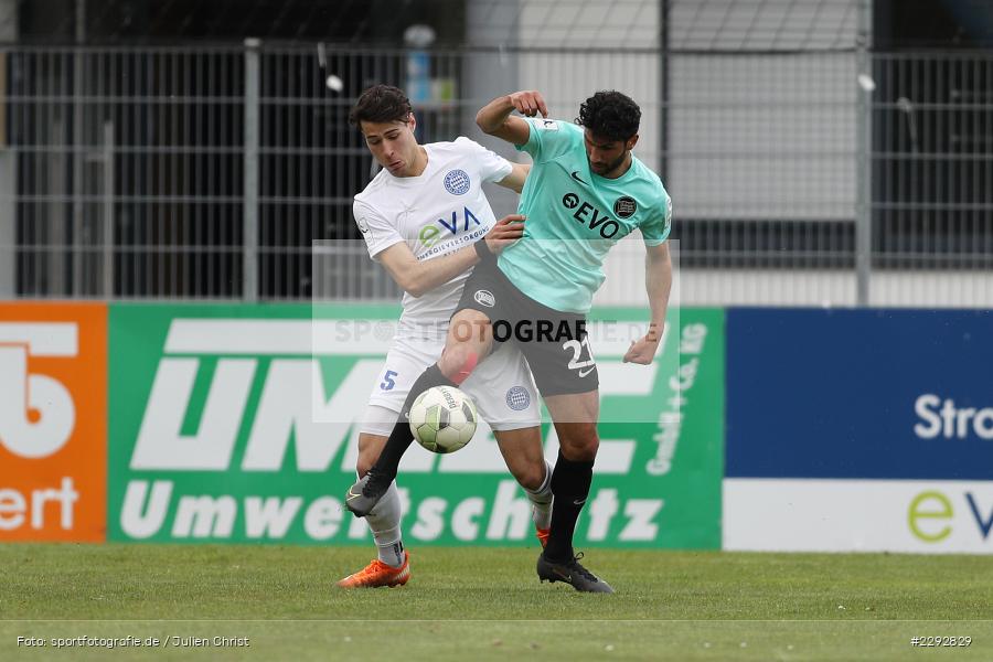 Elia Soriano, Lukas Mazagg, Main-Echo Arena, Alzenau, 28.04.2021, sport, action, Fussball, Deutschland, April 2021, Saison 2020/2021, OFC, FCB, Viertelfinale, Hessenpokal, Kickers Offenbach, FC Bayern Alzenau - Bild-ID: 2292829 Elia Soriano, Lukas Mazagg, Main-Echo Arena, Alzenau, 28.04.2021, sport, action, Fussball, Deutschland, April 2021, Saison 2020/2021, OFC, FCB, Viertelfinale, Hessenpokal, Kickers Offenbach, FC Bayern Alzenau - Bild-ID: 2292829