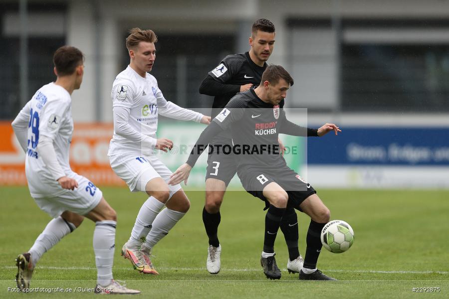 Maximilian Brauburger, Sascha Heil, Tim Korzuschek, Main-Echo Arena, Alzenau, 04.05.2021, sport, action, Fussball, Deutschland, Mai 2021, Saison 2020/2021, 4. Liga, Regionalliga Südwest, Regionalliga, FCG, FCB, FC Gießen, FC Bayern Alzenau - Bild-ID: 2292875 Maximilian Brauburger, Sascha Heil, Tim Korzuschek, Main-Echo Arena, Alzenau, 04.05.2021, sport, action, Fussball, Deutschland, Mai 2021, Saison 2020/2021, 4. Liga, Regionalliga Südwest, Regionalliga, FCG, FCB, FC Gießen, FC Bayern Alzenau - Bild-ID: 2292875