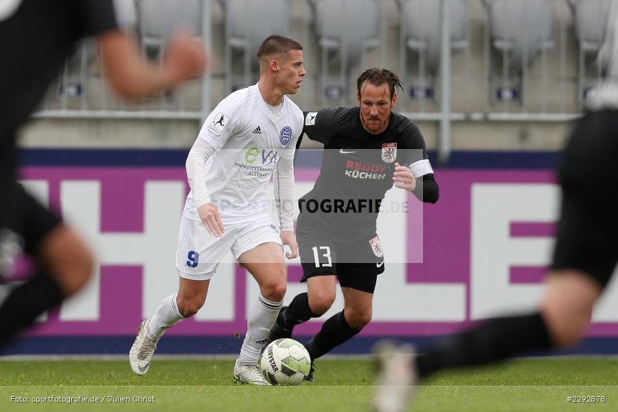 Michael Fink, Michael Martin, Main-Echo Arena, Alzenau, 04.05.2021, sport, action, Fussball, Deutschland, Mai 2021, Saison 2020/2021, 4. Liga, Regionalliga Südwest, Regionalliga, FCG, FCB, FC Gießen, FC Bayern Alzenau - Bild-ID: 2292878