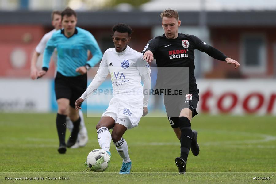 Johannes Hofmann, Henok Teklab, Main-Echo Arena, Alzenau, 04.05.2021, sport, action, Fussball, Deutschland, Mai 2021, Saison 2020/2021, 4. Liga, Regionalliga Südwest, Regionalliga, FCG, FCB, FC Gießen, FC Bayern Alzenau - Bild-ID: 2292885 Johannes Hofmann, Henok Teklab, Main-Echo Arena, Alzenau, 04.05.2021, sport, action, Fussball, Deutschland, Mai 2021, Saison 2020/2021, 4. Liga, Regionalliga Südwest, Regionalliga, FCG, FCB, FC Gießen, FC Bayern Alzenau - Bild-ID: 2292885
