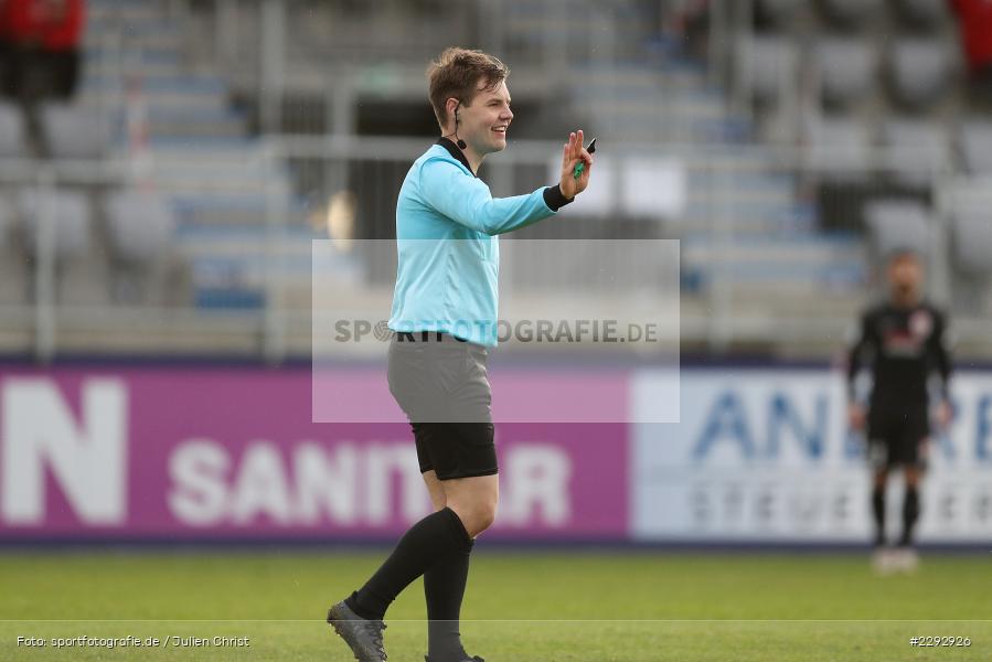 Hände, Gestik, Schiedsrichter, Lukas Heim, Main-Echo Arena, Alzenau, 04.05.2021, sport, action, Fussball, Deutschland, Mai 2021, Saison 2020/2021, 4. Liga, Regionalliga Südwest, Regionalliga, FCG, FCB, FC Gießen, FC Bayern Alzenau - Bild-ID: 2292926 Hände, Gestik, Schiedsrichter, Lukas Heim, Main-Echo Arena, Alzenau, 04.05.2021, sport, action, Fussball, Deutschland, Mai 2021, Saison 2020/2021, 4. Liga, Regionalliga Südwest, Regionalliga, FCG, FCB, FC Gießen, FC Bayern Alzenau - Bild-ID: 2292926