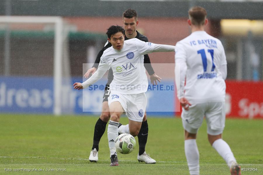 Mingi Kang, Main-Echo Arena, Alzenau, 04.05.2021, sport, action, Fussball, Deutschland, Mai 2021, Saison 2020/2021, 4. Liga, Regionalliga Südwest, Regionalliga, FCG, FCB, FC Gießen, FC Bayern Alzenau - Bild-ID: 2292954