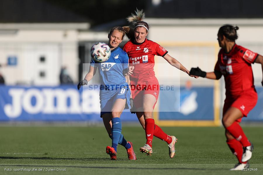 Molli Plasmann, Maximiliane Rall, Dietmar-Hopp-Stadion, Sinsheim, 07.05.2021, DFL, sport, action, Fussball, Deutschland, Mai 2021, Saison 2020/2021, SCS, TSG, Bundesliga, FLYERALARM Frauen-Bundesliga, Frauen, FFBL, SC Sand, TSG 1899 Hoffenheim - Bild-ID: 2292968 Molli Plasmann, Maximiliane Rall, Dietmar-Hopp-Stadion, Sinsheim, 07.05.2021, DFL, sport, action, Fussball, Deutschland, Mai 2021, Saison 2020/2021, SCS, TSG, Bundesliga, FLYERALARM Frauen-Bundesliga, Frauen, FFBL, SC Sand, TSG 1899 Hoffenheim - Bild-ID: 2292968