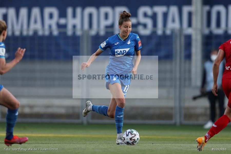 Franziska Harsch, Dietmar-Hopp-Stadion, Sinsheim, 07.05.2021, DFL, sport, action, Fussball, Deutschland, Mai 2021, Saison 2020/2021, SCS, TSG, Bundesliga, FLYERALARM Frauen-Bundesliga, Frauen, FFBL, SC Sand, TSG 1899 Hoffenheim - Bild-ID: 2292986 Franziska Harsch, Dietmar-Hopp-Stadion, Sinsheim, 07.05.2021, DFL, sport, action, Fussball, Deutschland, Mai 2021, Saison 2020/2021, SCS, TSG, Bundesliga, FLYERALARM Frauen-Bundesliga, Frauen, FFBL, SC Sand, TSG 1899 Hoffenheim - Bild-ID: 2292986