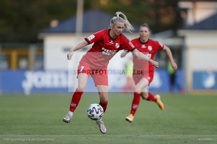 Chiara Loos, Dietmar-Hopp-Stadion, Sinsheim, 07.05.2021, DFL, sport, action, Fussball, Deutschland, Mai 2021, Saison 2020/2021, SCS, TSG, Bundesliga, FLYERALARM Frauen-Bundesliga, Frauen, FFBL, SC Sand, TSG 1899 Hoffenheim - Bild-ID: 2292999