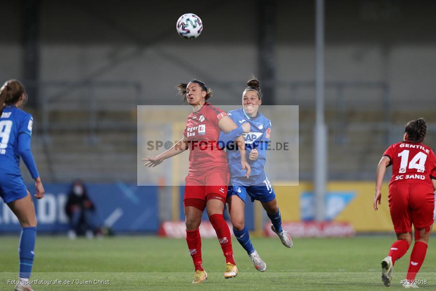 Nicole Billa, Marina Georgieva, Dietmar-Hopp-Stadion, Sinsheim, 07.05.2021, DFL, sport, action, Fussball, Deutschland, Mai 2021, Saison 2020/2021, SCS, TSG, Bundesliga, FLYERALARM Frauen-Bundesliga, Frauen, FFBL, SC Sand, TSG 1899 Hoffenheim - Bild-ID: 2293018 Nicole Billa, Marina Georgieva, Dietmar-Hopp-Stadion, Sinsheim, 07.05.2021, DFL, sport, action, Fussball, Deutschland, Mai 2021, Saison 2020/2021, SCS, TSG, Bundesliga, FLYERALARM Frauen-Bundesliga, Frauen, FFBL, SC Sand, TSG 1899 Hoffenheim - Bild-ID: 2293018