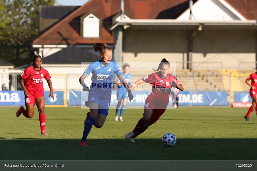 Noemi Gentile, Maximiliane Rall, Dietmar-Hopp-Stadion, Sinsheim, 07.05.2021, DFL, sport, action, Fussball, Deutschland, Mai 2021, Saison 2020/2021, SCS, TSG, Bundesliga, FLYERALARM Frauen-Bundesliga, Frauen, FFBL, SC Sand, TSG 1899 Hoffenheim - Bild-ID: 2293025