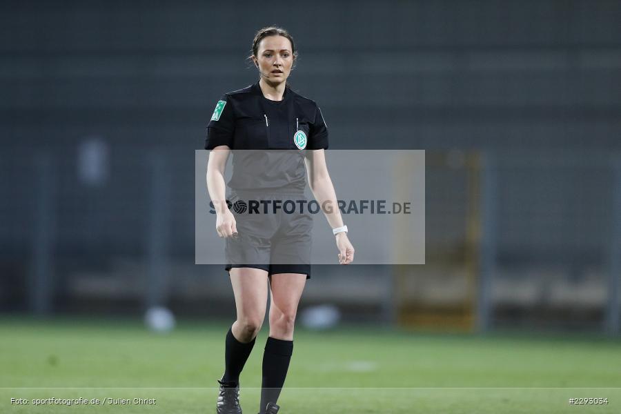 FLV Westfalen, Schiedsrichter, Vanessa Arlt, Dietmar-Hopp-Stadion, Sinsheim, 07.05.2021, DFL, sport, action, Fussball, Deutschland, Mai 2021, Saison 2020/2021, SCS, TSG, Bundesliga, FLYERALARM Frauen-Bundesliga, Frauen, FFBL, SC Sand, TSG 1899 Hoffenheim - Bild-ID: 2293034