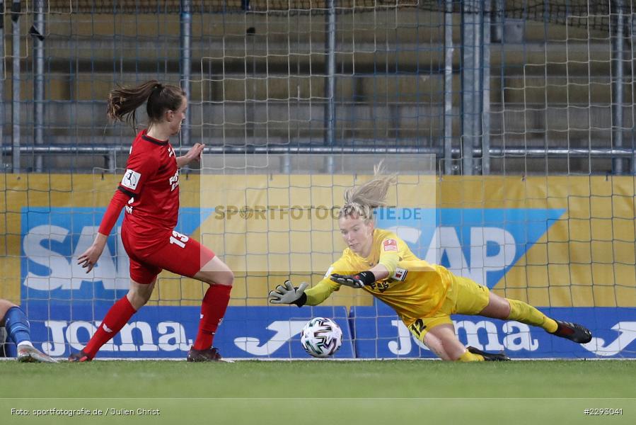 Torschuss, Jasmin Pal, Dietmar-Hopp-Stadion, Sinsheim, 07.05.2021, DFL, sport, action, Fussball, Deutschland, Mai 2021, Saison 2020/2021, SCS, TSG, Bundesliga, FLYERALARM Frauen-Bundesliga, Frauen, FFBL, SC Sand, TSG 1899 Hoffenheim - Bild-ID: 2293041 Torschuss, Jasmin Pal, Dietmar-Hopp-Stadion, Sinsheim, 07.05.2021, DFL, sport, action, Fussball, Deutschland, Mai 2021, Saison 2020/2021, SCS, TSG, Bundesliga, FLYERALARM Frauen-Bundesliga, Frauen, FFBL, SC Sand, TSG 1899 Hoffenheim - Bild-ID: 2293041