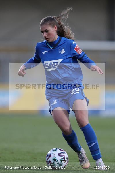 Jule Brand, Dietmar-Hopp-Stadion, Sinsheim, 07.05.2021, DFL, sport, action, Fussball, Deutschland, Mai 2021, Saison 2020/2021, SCS, TSG, Bundesliga, FLYERALARM Frauen-Bundesliga, Frauen, FFBL, SC Sand, TSG 1899 Hoffenheim - Bild-ID: 2293050 Jule Brand, Dietmar-Hopp-Stadion, Sinsheim, 07.05.2021, DFL, sport, action, Fussball, Deutschland, Mai 2021, Saison 2020/2021, SCS, TSG, Bundesliga, FLYERALARM Frauen-Bundesliga, Frauen, FFBL, SC Sand, TSG 1899 Hoffenheim - Bild-ID: 2293050