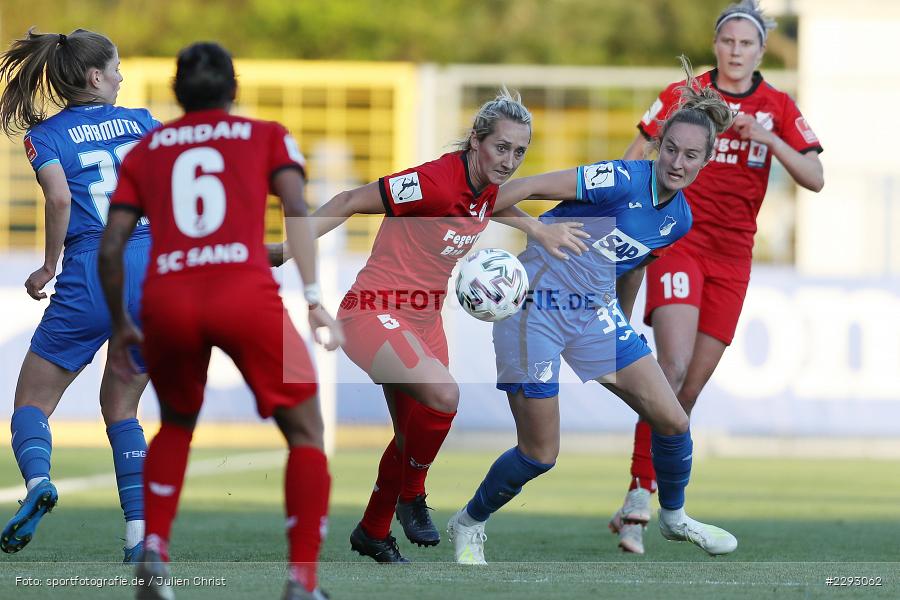 Fabienne Dongus, Summer Lynn Green, Dietmar-Hopp-Stadion, Sinsheim, 07.05.2021, DFL, sport, action, Fussball, Deutschland, Mai 2021, Saison 2020/2021, SCS, TSG, Bundesliga, FLYERALARM Frauen-Bundesliga, Frauen, FFBL, SC Sand, TSG 1899 Hoffenheim - Bild-ID: 2293062 Fabienne Dongus, Summer Lynn Green, Dietmar-Hopp-Stadion, Sinsheim, 07.05.2021, DFL, sport, action, Fussball, Deutschland, Mai 2021, Saison 2020/2021, SCS, TSG, Bundesliga, FLYERALARM Frauen-Bundesliga, Frauen, FFBL, SC Sand, TSG 1899 Hoffenheim - Bild-ID: 2293062
