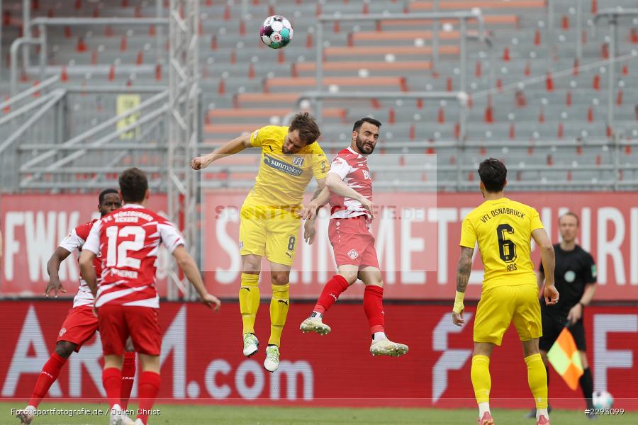 Mitja Lotric, Ulrich Taffertshofer, FLYERALARM Arena, Würzburg, 08.05.2021, DFL, sport, action, Fussball, Deutschland, Mai 2021, Saison 2020/2021, OSN, FWK, Bundesliga, 2. Bundesliga, VfL Osnabrück, FC Würzburger Kickers - Bild-ID: 2293099 Mitja Lotric, Ulrich Taffertshofer, FLYERALARM Arena, Würzburg, 08.05.2021, DFL, sport, action, Fussball, Deutschland, Mai 2021, Saison 2020/2021, OSN, FWK, Bundesliga, 2. Bundesliga, VfL Osnabrück, FC Würzburger Kickers - Bild-ID: 2293099