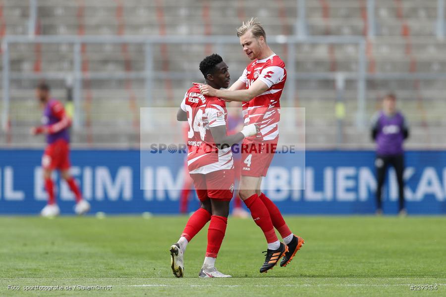 Lars Dietz, Frank Ronstadt, FLYERALARM Arena, Würzburg, 08.05.2021, DFL, sport, action, Fussball, Deutschland, Mai 2021, Saison 2020/2021, OSN, FWK, Bundesliga, 2. Bundesliga, VfL Osnabrück, FC Würzburger Kickers - Bild-ID: 2293134