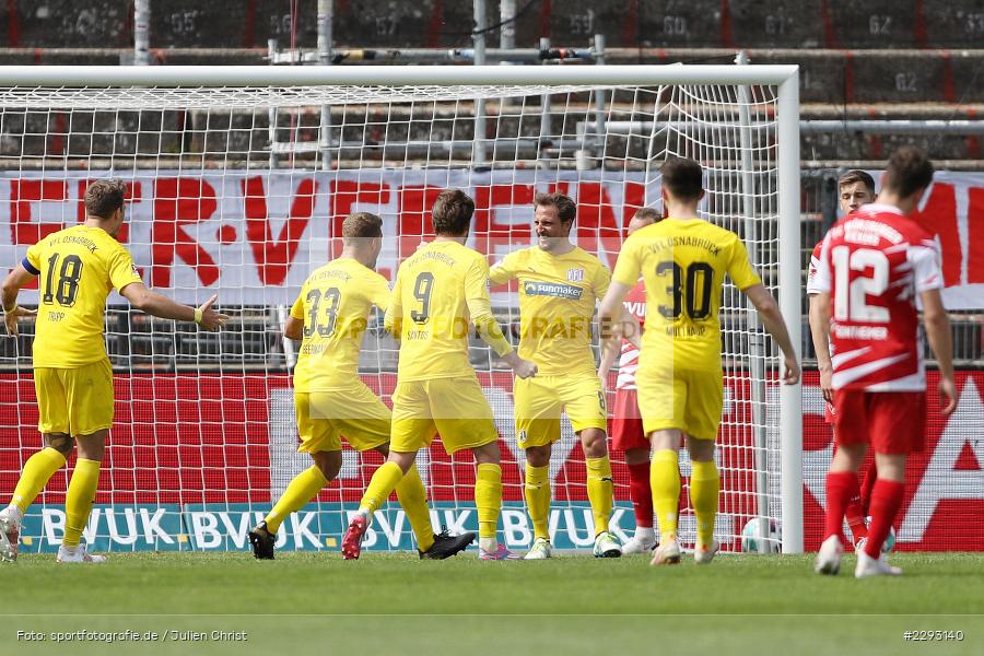 Torjubel, Ulrich Taffertshofer, FLYERALARM Arena, Würzburg, 08.05.2021, DFL, sport, action, Fussball, Deutschland, Mai 2021, Saison 2020/2021, OSN, FWK, Bundesliga, 2. Bundesliga, VfL Osnabrück, FC Würzburger Kickers - Bild-ID: 2293140 Torjubel, Ulrich Taffertshofer, FLYERALARM Arena, Würzburg, 08.05.2021, DFL, sport, action, Fussball, Deutschland, Mai 2021, Saison 2020/2021, OSN, FWK, Bundesliga, 2. Bundesliga, VfL Osnabrück, FC Würzburger Kickers - Bild-ID: 2293140