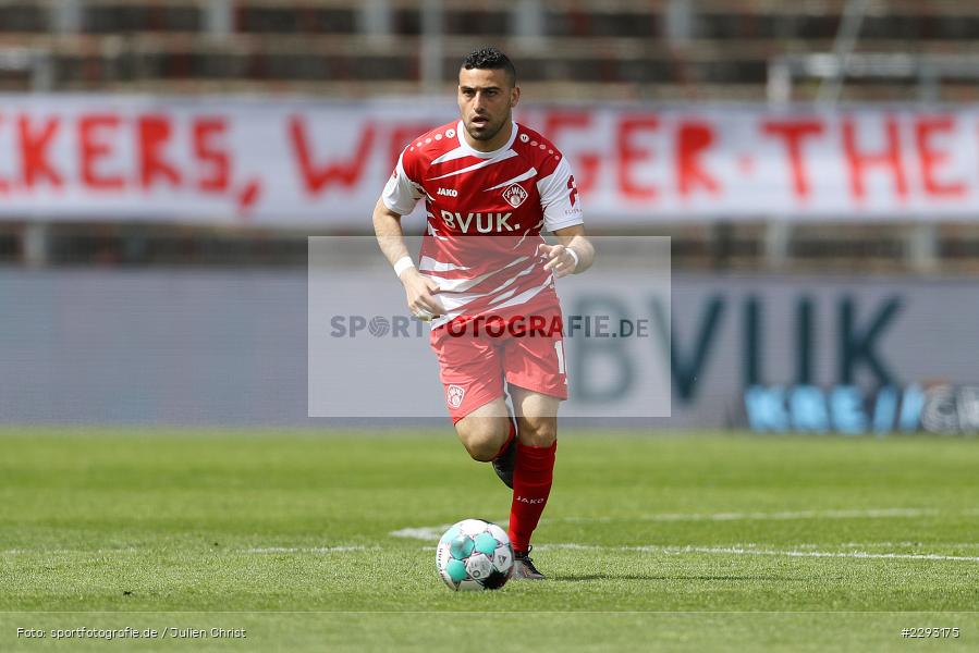 Christofer David, FLYERALARM Arena, Würzburg, 08.05.2021, DFL, sport, action, Fussball, Deutschland, Mai 2021, Saison 2020/2021, OSN, FWK, Bundesliga, 2. Bundesliga, VfL Osnabrück, FC Würzburger Kickers - Bild-ID: 2293175