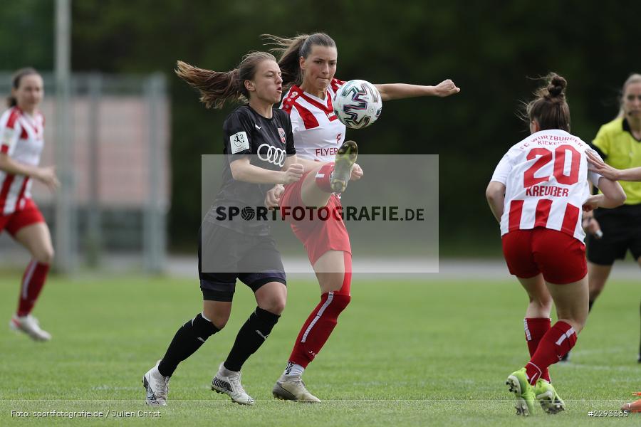 Medina Desic, Stefanie Reischmann, Soccergirl Sportpark, Würzburg, 13.05.2021, DFL, sport, action, Fussball, Deutschland, Mai 2021, Saison 2020/2021, FCI, FWK, Frauen, Süd, 2. Frauen-Bundesliga, FC Ingolstadt, FC Würzburger Kickers - Bild-ID: 2293365