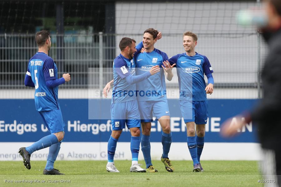 Emotionen, Freude, Torjubel, Janek Ripplinger, Main-Echo Arena, Alzenau, 15.05.2021, DFB, sport, action, Fussball, Deutschland, Mai 2021, Saison 2020/2021, TSV, FCB, 4. Liga, Regionalliga, Regionalliga Südwest, TSV Schott Mainz, FC Bayern Alzenau - Bild-ID: 2293570