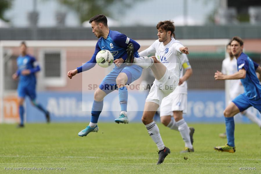 Dominik Crljenec, Silas Schwarz, Main-Echo Arena, Alzenau, 15.05.2021, DFB, sport, action, Fussball, Deutschland, Mai 2021, Saison 2020/2021, TSV, FCB, 4. Liga, Regionalliga, Regionalliga Südwest, TSV Schott Mainz, FC Bayern Alzenau - Bild-ID: 2293595