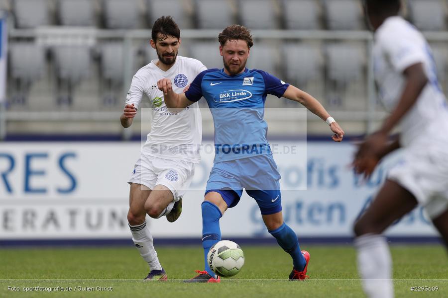 Marco Ferukoski, Jost Mairose, Main-Echo Arena, Alzenau, 15.05.2021, DFB, sport, action, Fussball, Deutschland, Mai 2021, Saison 2020/2021, TSV, FCB, 4. Liga, Regionalliga, Regionalliga Südwest, TSV Schott Mainz, FC Bayern Alzenau - Bild-ID: 2293609 Marco Ferukoski, Jost Mairose, Main-Echo Arena, Alzenau, 15.05.2021, DFB, sport, action, Fussball, Deutschland, Mai 2021, Saison 2020/2021, TSV, FCB, 4. Liga, Regionalliga, Regionalliga Südwest, TSV Schott Mainz, FC Bayern Alzenau - Bild-ID: 2293609