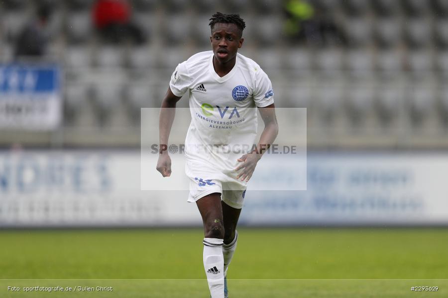 Umar Saho Sarho, Main-Echo Arena, Alzenau, 15.05.2021, DFB, sport, action, Fussball, Deutschland, Mai 2021, Saison 2020/2021, TSV, FCB, 4. Liga, Regionalliga, Regionalliga Südwest, TSV Schott Mainz, FC Bayern Alzenau - Bild-ID: 2293629 Umar Saho Sarho, Main-Echo Arena, Alzenau, 15.05.2021, DFB, sport, action, Fussball, Deutschland, Mai 2021, Saison 2020/2021, TSV, FCB, 4. Liga, Regionalliga, Regionalliga Südwest, TSV Schott Mainz, FC Bayern Alzenau - Bild-ID: 2293629