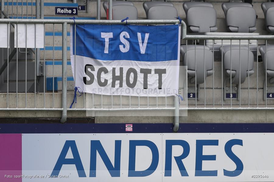TSV Schott, Fahne, Main-Echo Arena, Alzenau, 15.05.2021, DFB, sport, action, Fussball, Deutschland, Mai 2021, Saison 2020/2021, TSV, FCB, 4. Liga, Regionalliga, Regionalliga Südwest, TSV Schott Mainz, FC Bayern Alzenau - Bild-ID: 2293646 TSV Schott, Fahne, Main-Echo Arena, Alzenau, 15.05.2021, DFB, sport, action, Fussball, Deutschland, Mai 2021, Saison 2020/2021, TSV, FCB, 4. Liga, Regionalliga, Regionalliga Südwest, TSV Schott Mainz, FC Bayern Alzenau - Bild-ID: 2293646