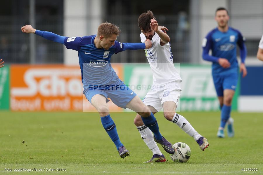 Leon Kern, Marco Ferukoski, Main-Echo Arena, Alzenau, 15.05.2021, DFB, sport, action, Fussball, Deutschland, Mai 2021, Saison 2020/2021, TSV, FCB, 4. Liga, Regionalliga, Regionalliga Südwest, TSV Schott Mainz, FC Bayern Alzenau - Bild-ID: 2293652