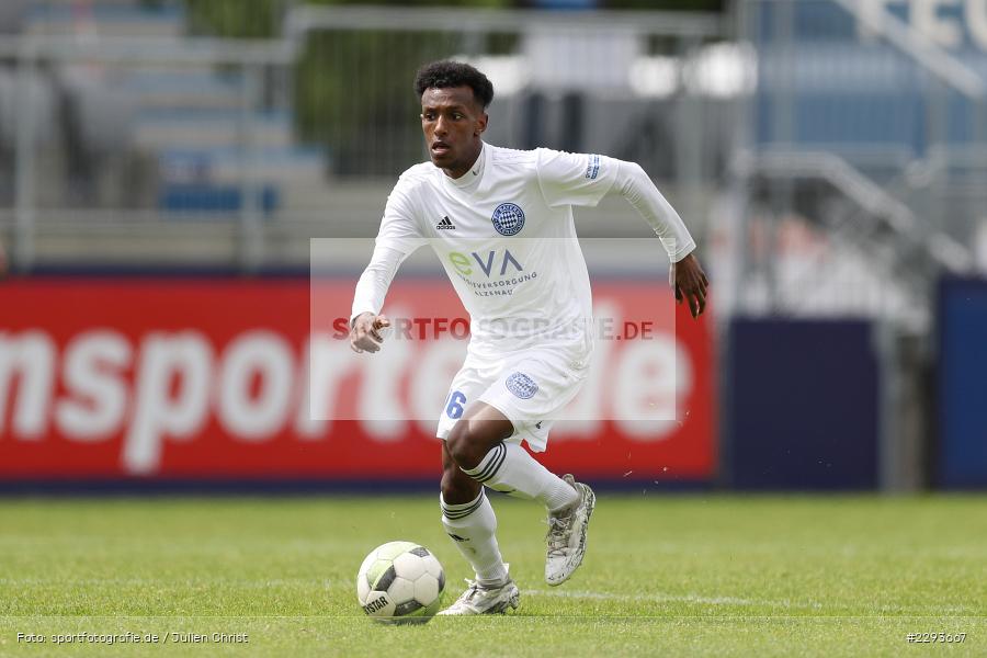 Henok Teklab, Main-Echo Arena, Alzenau, 15.05.2021, DFB, sport, action, Fussball, Deutschland, Mai 2021, Saison 2020/2021, TSV, FCB, 4. Liga, Regionalliga, Regionalliga Südwest, TSV Schott Mainz, FC Bayern Alzenau - Bild-ID: 2293667