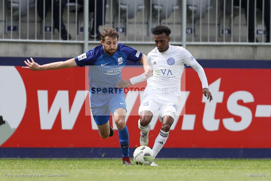 Henok Teklab, Nicklas Schlosser, Main-Echo Arena, Alzenau, 15.05.2021, DFB, sport, action, Fussball, Deutschland, Mai 2021, Saison 2020/2021, TSV, FCB, 4. Liga, Regionalliga, Regionalliga Südwest, TSV Schott Mainz, FC Bayern Alzenau - Bild-ID: 2293675 Henok Teklab, Nicklas Schlosser, Main-Echo Arena, Alzenau, 15.05.2021, DFB, sport, action, Fussball, Deutschland, Mai 2021, Saison 2020/2021, TSV, FCB, 4. Liga, Regionalliga, Regionalliga Südwest, TSV Schott Mainz, FC Bayern Alzenau - Bild-ID: 2293675
