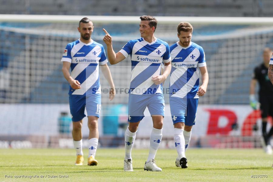 Freude, Torjubel, Nicolai Rapp, Merck-Stadion, Darmstadt, 16.05.2021, DFL, sport, action, Fussball, Deutschland, Mai 2021, Saison 2020/2021, FCH, SVD, Bundesliga, 2. Bundesliga, FC Heidenheim 1846, SV Darmstadt 98 - Bild-ID: 2293770